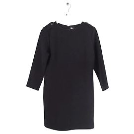 The Kooples Black Wool Dress S Black