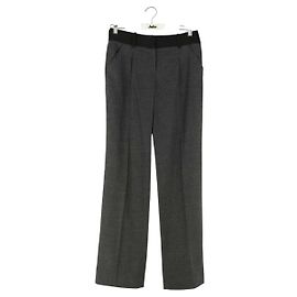 Thierry Mugler Graue gerade Hose Grau