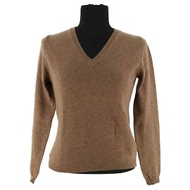 Jersey Prada de cashmere marrón Castaño