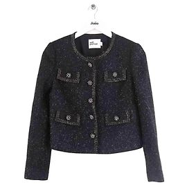Self portrait Self-Portrait Black Wool Jacket XS Black