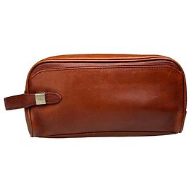 Vintage Balenciaga Leather Clutch orange brown Orange