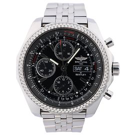 Relógio de pulso automático Breitling Bentley GT com mostrador preto Preto
