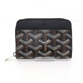 Portamonete Goyard Matignon Nero Giallo