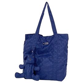 Sac cabas Gucci Eco Teddy Bear en nylon Bleu
