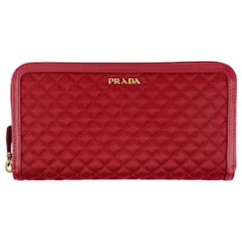 Cartera larga Prada roja Roja