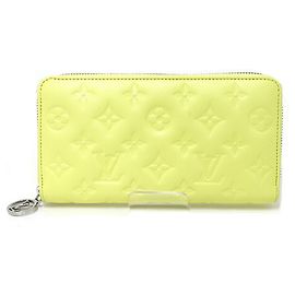 Louis Vuitton Monogram Zippy Wallet Coussin Yellow