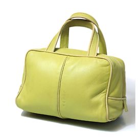 Bolsa Loewe em couro nappa verde Verde