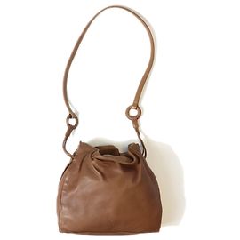 Bolsa de Ombro Loewe Flamenco Marrom