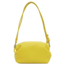 Pochette à main Christian Dior avec nœud Jaune