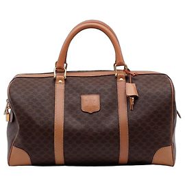 Céline Celine Monogram Boston Bag Brown Monogram