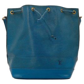 Borsa a Secchiello Louis Vuitton Epi Noe Blu
