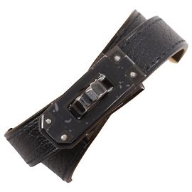 Hermès Hermes Kelly Bracelet Double Tour Black