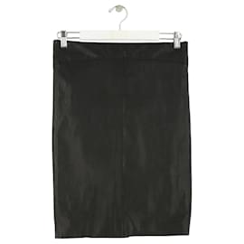 Ba&Sh Lederrock Schwarz Schwarz