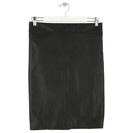 Gonna in pelle nera Ba&Sh Nero