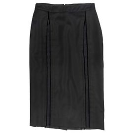 Schwarzer Bleistiftrock Yves Saint Laurent Größe FR 34 Schwarz
