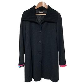 Autre Marque LEONARD Wool Coat Black