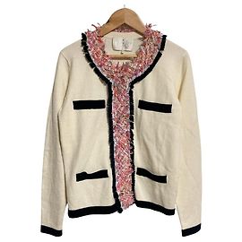Autre Marque Chesty Strickcardigan Weiß Roh