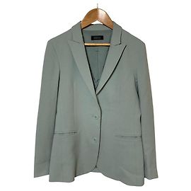 Autre Marque Barneys New York Single Tailored Jacket Green Light green