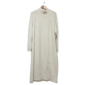 Autre Marque Sea Room Lynn Rippstrick-Kleid Beige