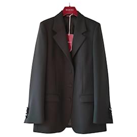 GUCCI WOOL-BLEND JACKET Black