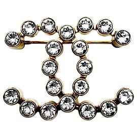 Spilla Chanel Coco Mark in oro champagne D'oro