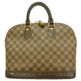 Louis Vuitton Damier Alma Handtasche Damier ebene