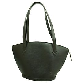 Borsa a tracolla Louis Vuitton Epi Saint Jacques Poignée Long Nero