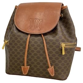 Céline Celine Macadam Brown Backpack Brown