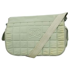 Sac à épaule Chanel Sport en nylon Marron