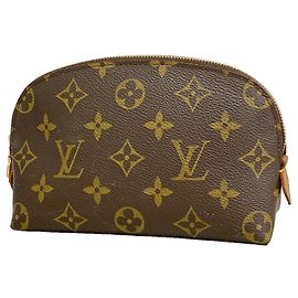 Louis Vuitton Monogram Pochette Tic Tasche Braun