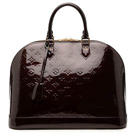 Louis Vuitton Purple Monogram Vernis Alma GM Violet