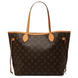 Louis Vuitton Brown Monogram Neverfull MM Brown