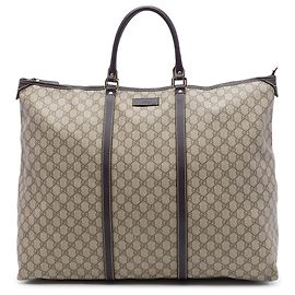 Mala de Viagem Gucci Beige XL GG Supreme Joy Bege