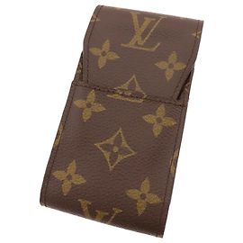 Louis Vuitton Brown Monogram Etui Cigarette Case Brown