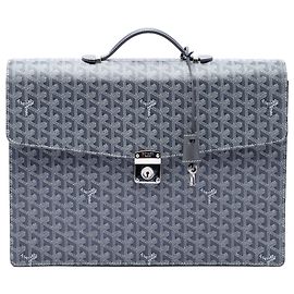 Goyard Gray Goyardine Serviette Chypre Marrone