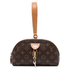 Louis Vuitton Brown Monogram Moon Pochette Marrone