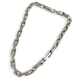 Louis Vuitton M00307 Collier Chain Monogram Necklace Silvery