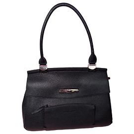 Borsa Longchamp in pelle nera Nero
