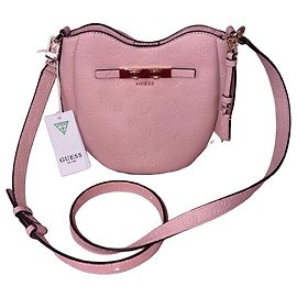 Guess Carmella powder pink shoulder bag Pink