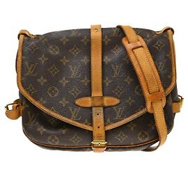 Louis Vuitton Saumur Monogram 30 Marron