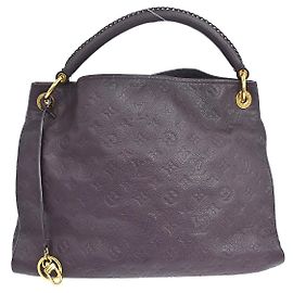 Louis Vuitton Artsy Leather MM Roxo