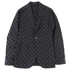 Giacca Louis Vuitton Damier Napolitana Marrone Nero