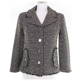 Giacca in tweed Chanel Marrone