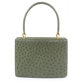 Autre Marque Sac à main MORABITO Vendome en autruche Vert