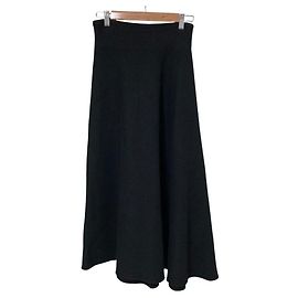 Jil Sander Wool Knit Skirt Black Other