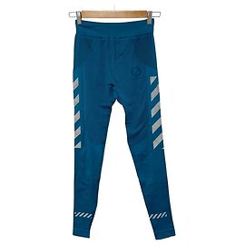 Off White Leggings da running Off-White Blu