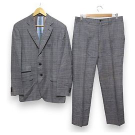 Autre Marque Etro Check Wool Suit Set Brown