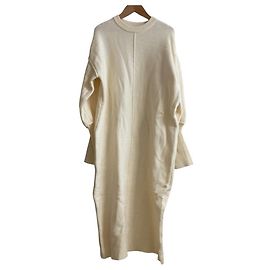 Autre Marque Vestido de malha SENSE OF PLACE com costura central e samhole Branco