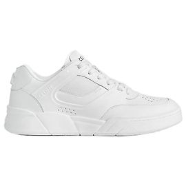 Céline Sneakers basse stringate Trainer in vitello e mesh Optic White Bianco