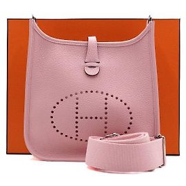 Hermès Bolsa de Ombro Evelyne Rose Sakura Season Rosa